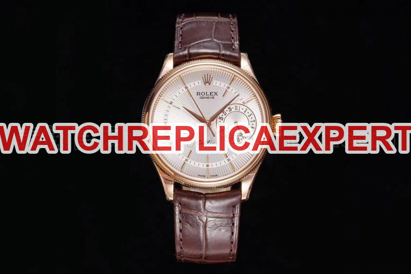 Rolex Cellini independent small second 3165movementreplica series watch comparison review front view