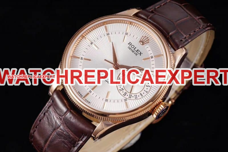 Rolex Cellini independent small second 3165movementreplica series watch comparison review front view