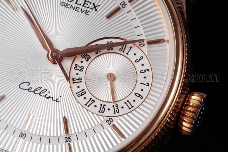 Rolex Cellini independent small second 3165movementreplica series watch comparison review detail shots