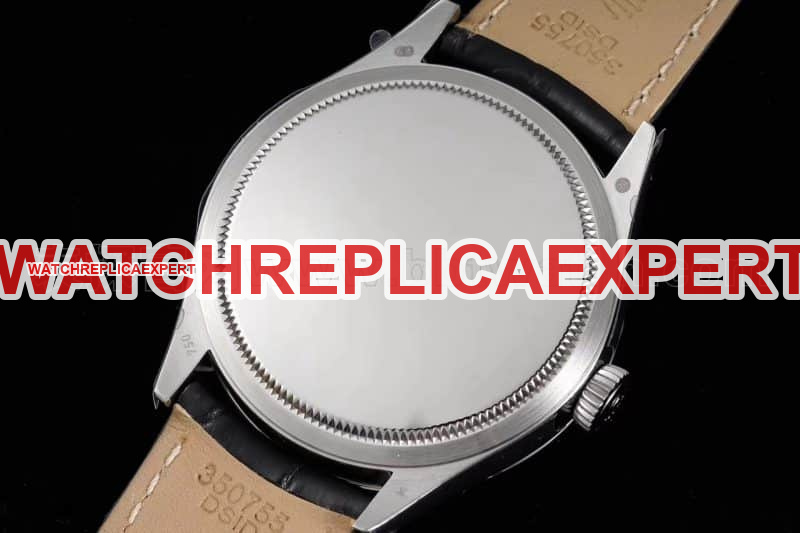 Rolex Cellini independent small second 3165movementreplica series watch comparison review bottom cover picture