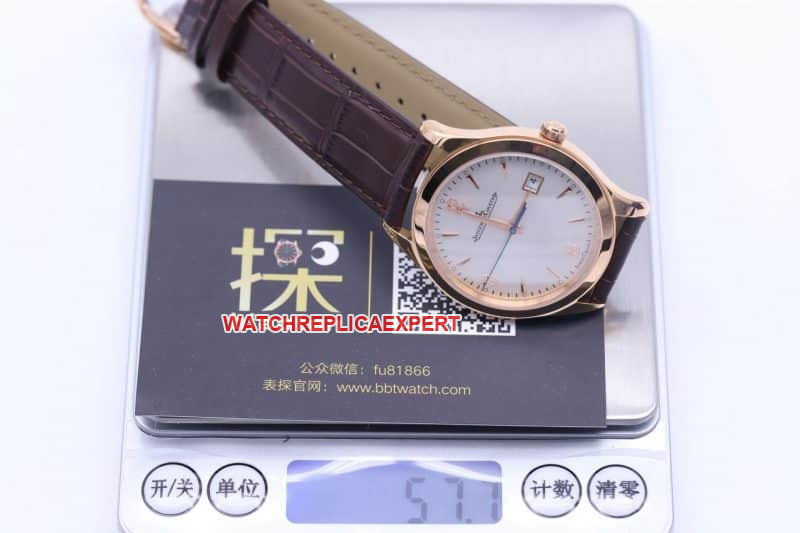 zf jaeger-lecoultre master series q1402420 watch how reviews - ultra-thin elegant gentleman weight figure