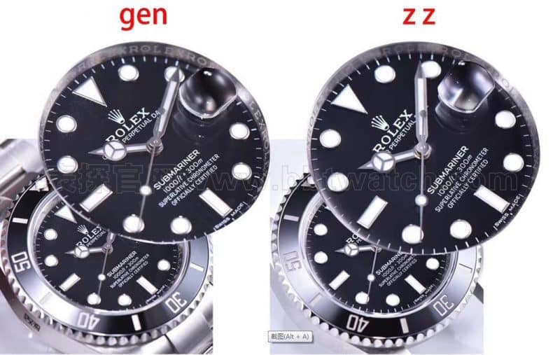Rolex Green Submariner, Black Submariner refreshed watch - ZZ factory powers presented.