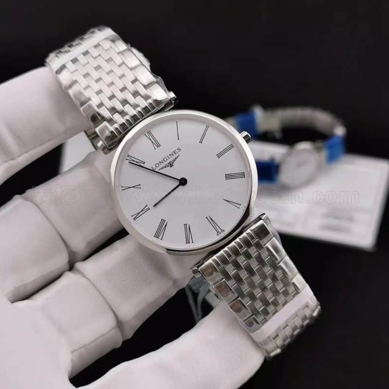 Longines Jialan series ultra-thin quartz watches for men and women watch review - elegant charm L4.755.4.11.6 front view
