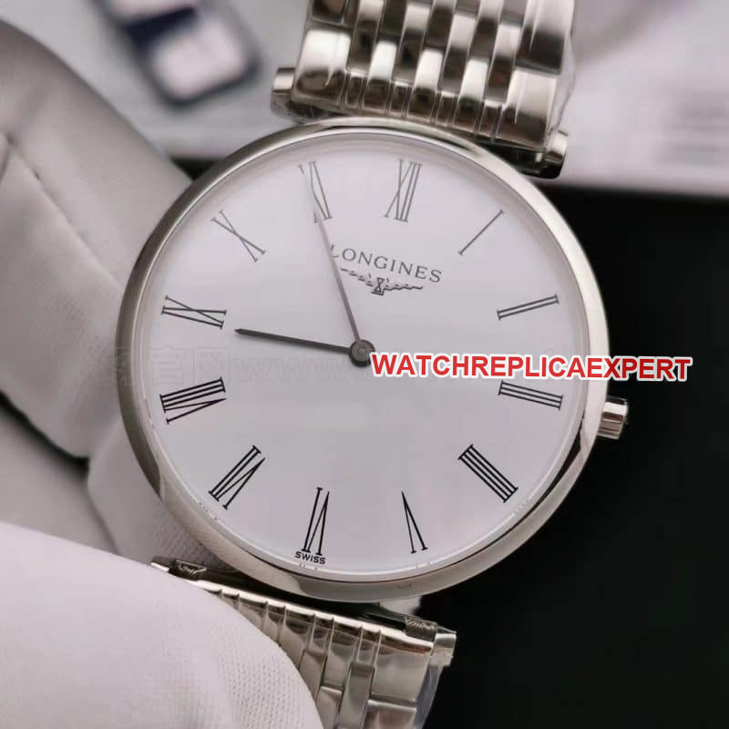Longines Jialan series ultra-thin quartz watches for men and women watch review - elegant charm L4.755.4.11.6 front view