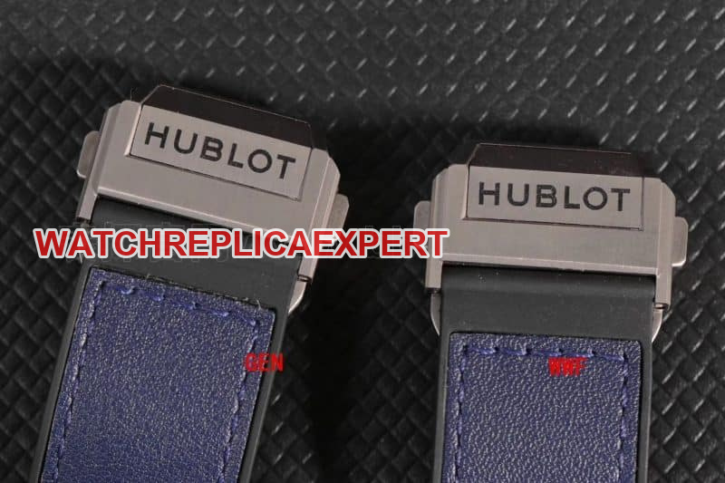 Hublot Tattoo Titanium Blue Watch Review - Unique Aesthetic Buckle Chart