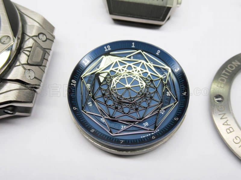 Hublot Tattoo Titanium Blue Watch Review - Unique Aesthetic Detailed View
