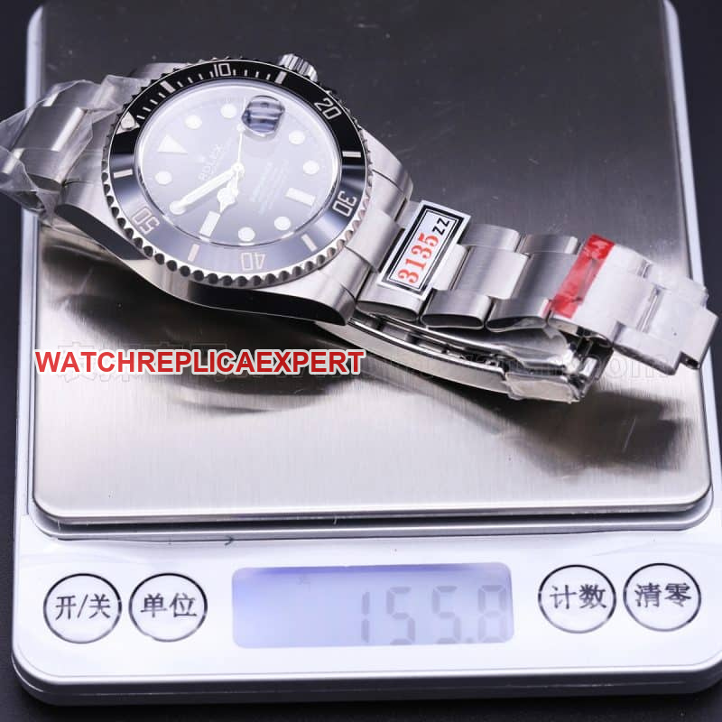 Rolex Black Submariner Watch ZZ Factory vs N Factory V10S Comparison Review Weight Chart