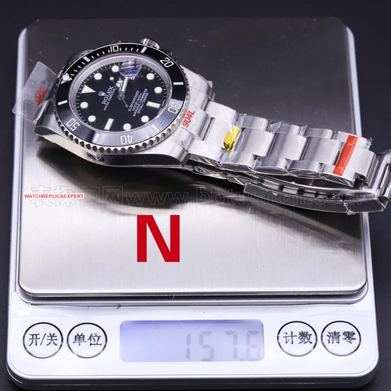 Rolex Black Submariner Watch ZZ Factory vs N Factory V10S Comparison Review Weight Chart