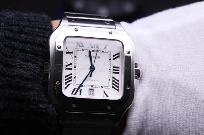 Cartier Santos watchgf factory review front view
