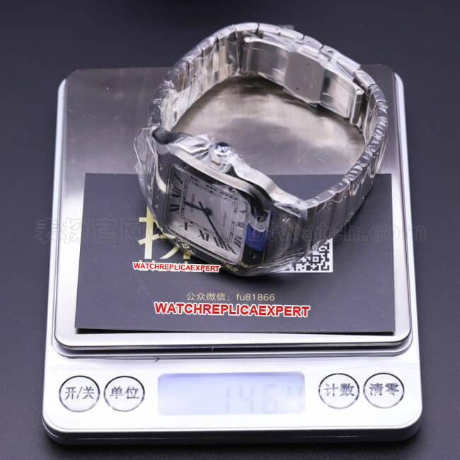 Cartier Santos watchgf factory review side view