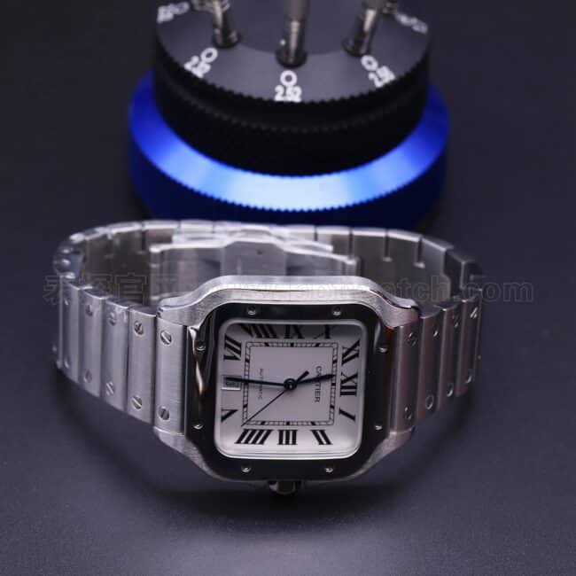 Cartier Santos watchgf factory review front view