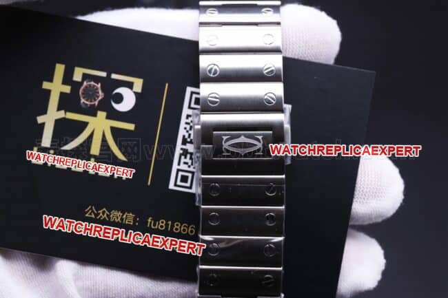 Cartier Santos watchgf factory review clasp picture