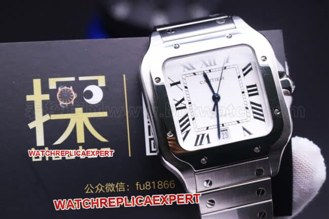 Cartier Santos watchgf factory review front view