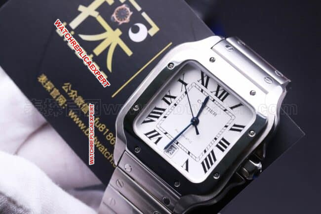Cartier Santos watchgf factory review front view