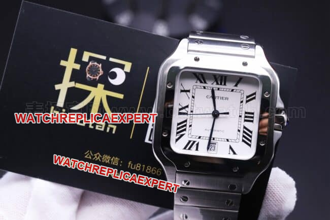 Cartier Santos watchgf factory review front view