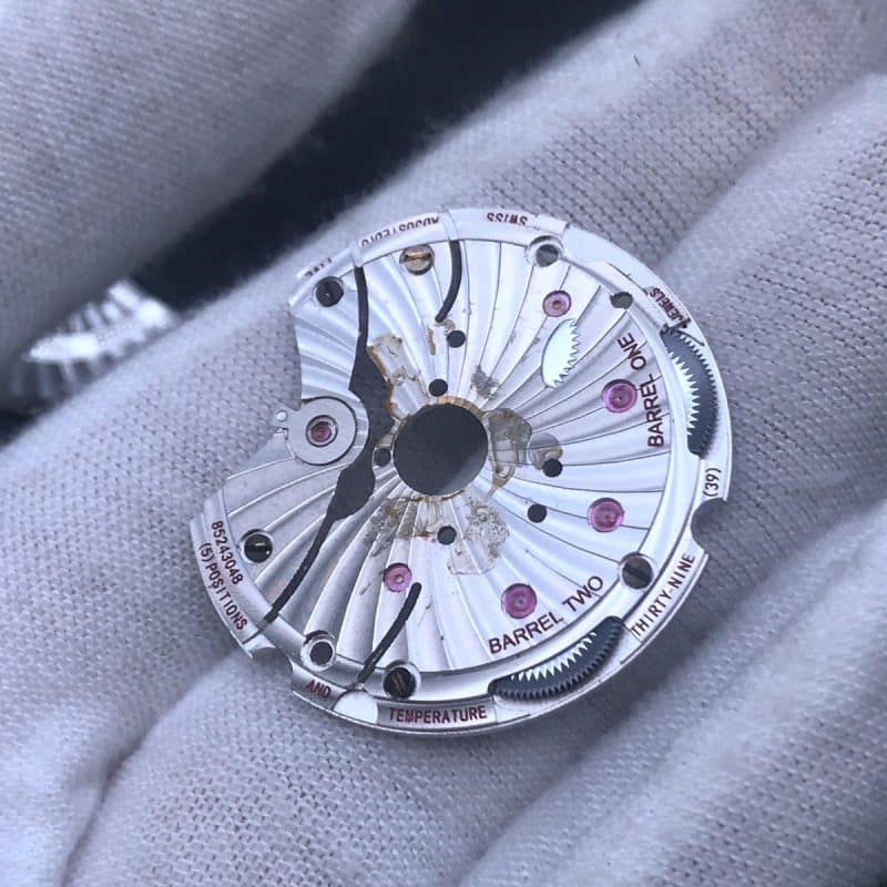 Omega De Ville watch comparison, small factory and big factory OEM comparison movement chart