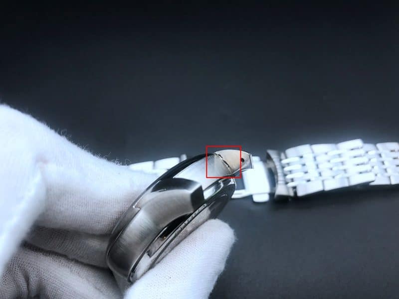Omega De Ville watch comparison, OEM comparison between small and big manufacturers, detail shots