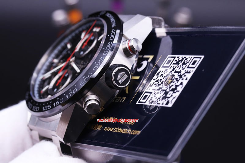 xf factory TAG Heuer hollow Carrera racing hollow watch steel bracelet detail shots