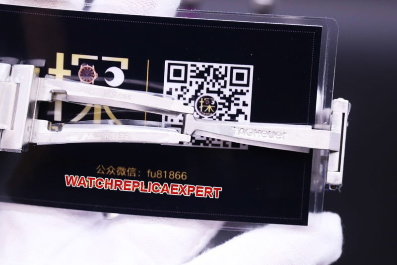 xf factory TAG Heuer hollow Carrera racing hollow watch steel bracelet clasp picture
