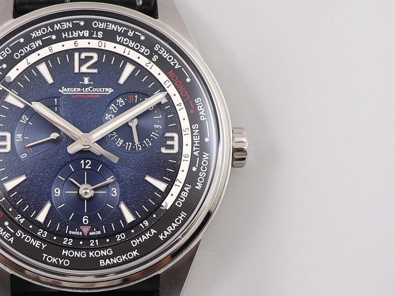 Jaeger-LeCoultre Polaris Watch Review - Multifunctional Mechanical Watch with Power Reserve Display - Detail Photos