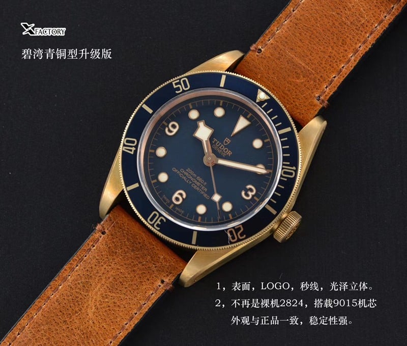 watch xfTudorbronze Biwan series comparison genuine review dial front view