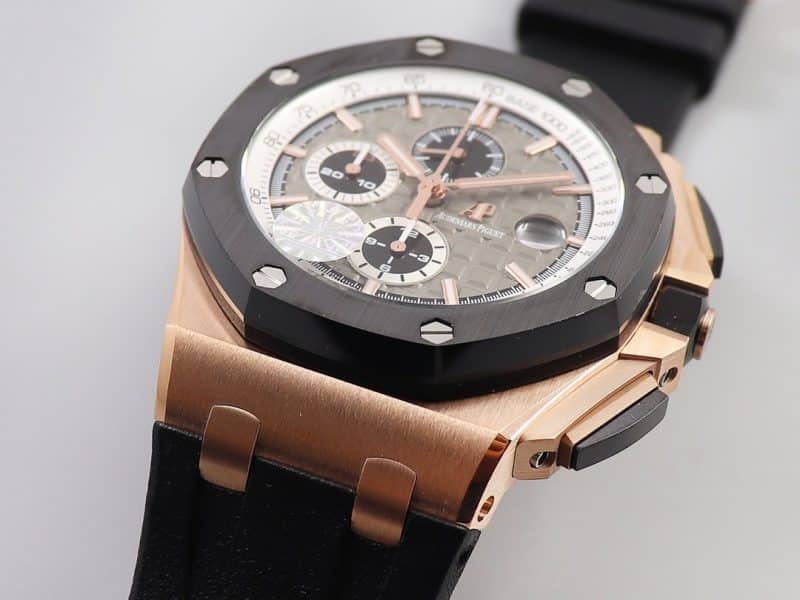 Audemars Piguet Royal Oak Offshore 26416RO Chronograph Series 44mm Diameter Ceramic Bezel Detail Images