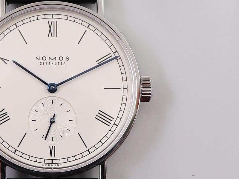 nomos watches nomos minimalist pure men's mechanical detail picture