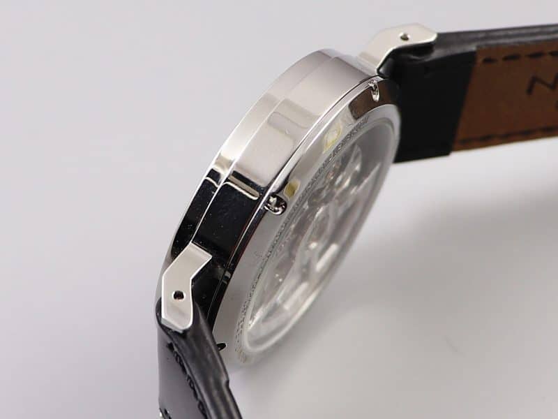 nomos watches nomos minimalist pure men's mechanical side view