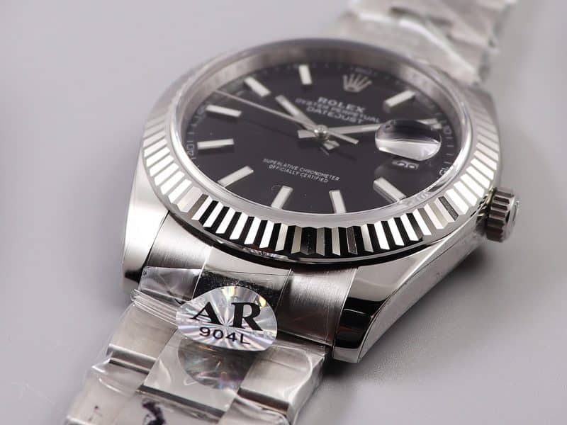 watch ar log Rolex126334black dial904lstainless steeldetail shots