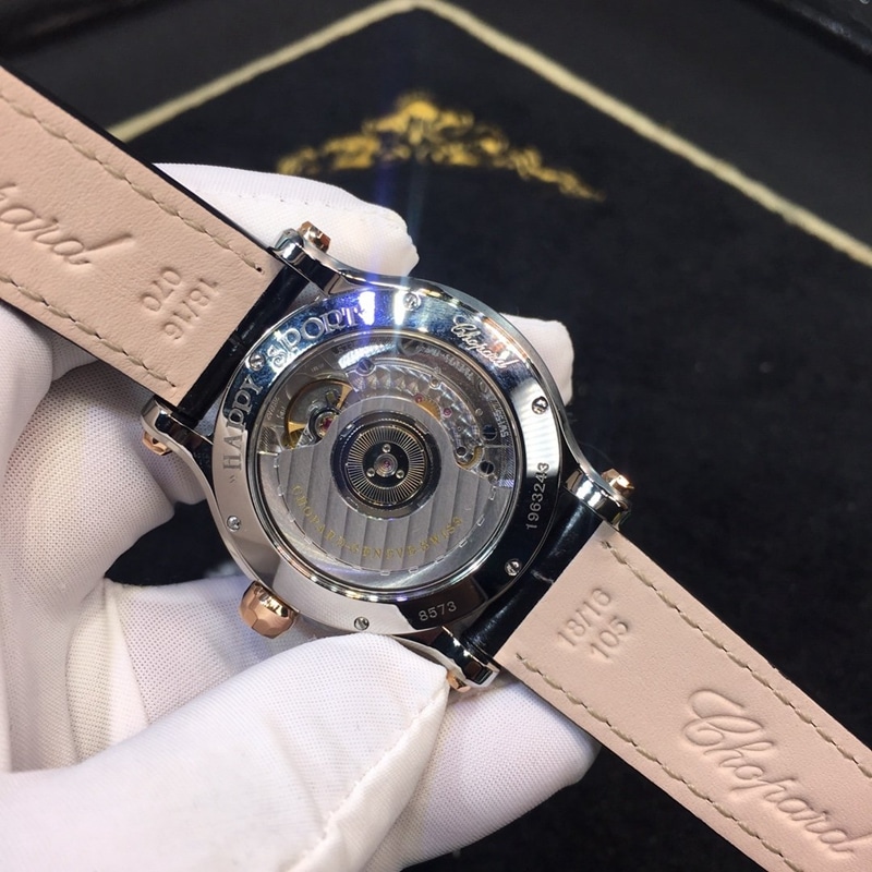 Chopard Happy Diamond 18k gold South African real diamond 36mm back cover picture