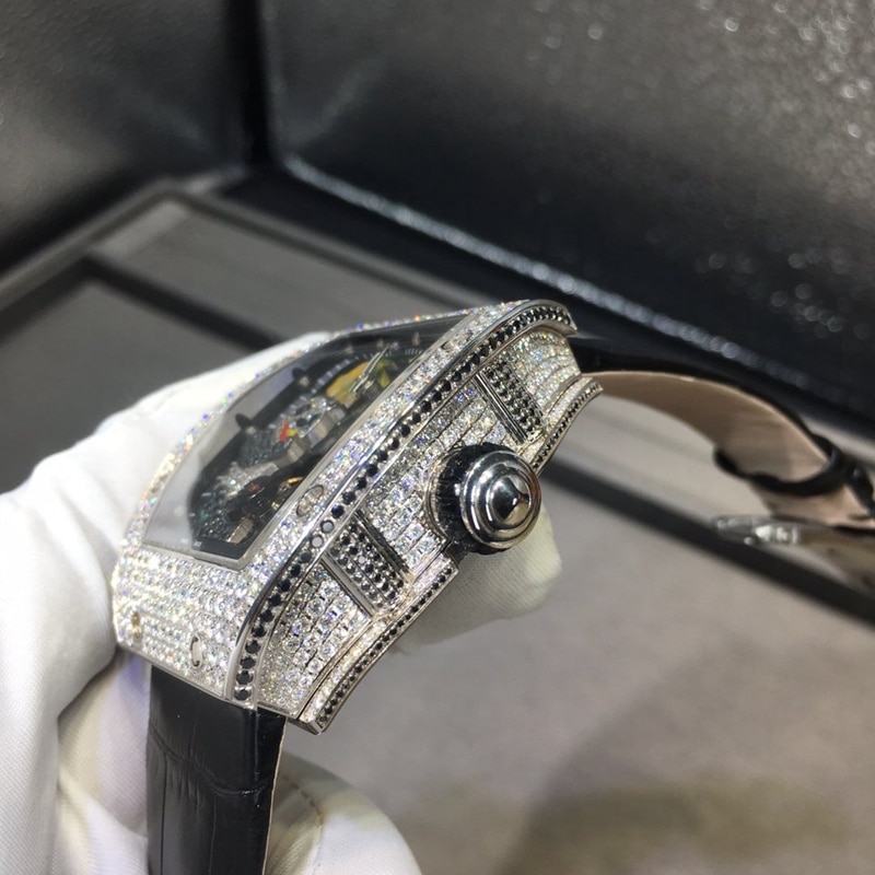 Richard MilleRM Panda's South African real diamond detail shots