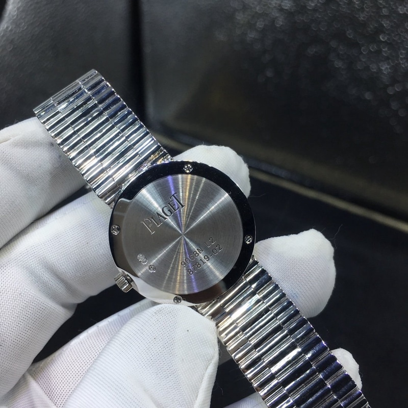 Piaget Jewelry 18K gold starry quartz movement 26mmsteel bracelet watch back cover picture