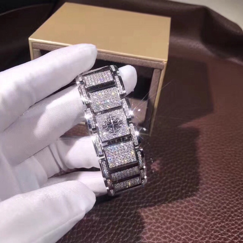 Patek PhilippeTWENTYladies' watch full diamond 18k gold watch clasp picture