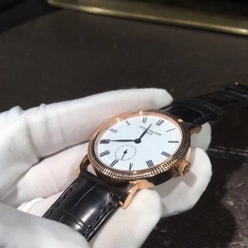 Patek Philippe Classical Watch Series 18K solid gold 36mm Swiss manual mechanical movementdetail shots