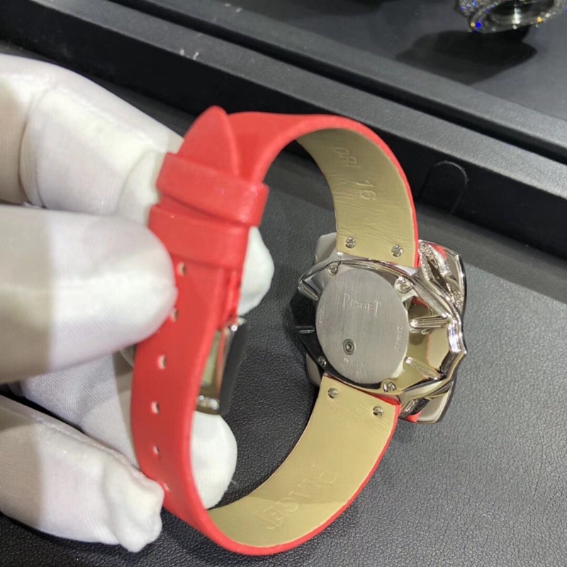 Piaget rose-shaped watch petals with rotatable diameter 37mm Swiss movementclasp picture