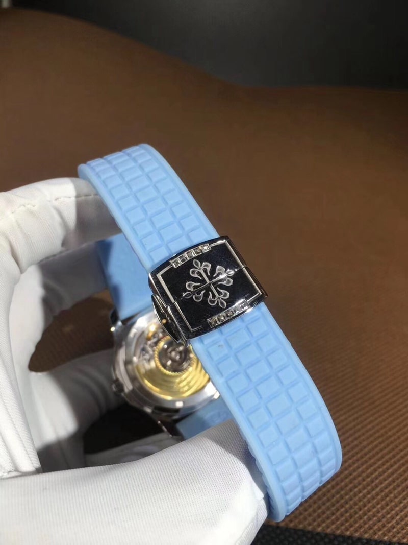 Patek Philippeladies' watch18kwhite gold with T square diamond 35mmclasp picture