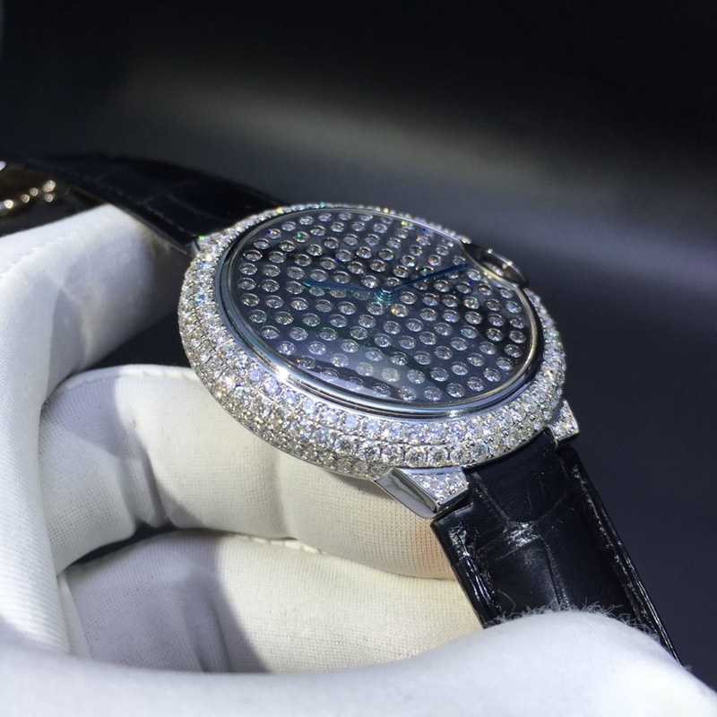 Cartier Blue Balloon Series South African Genuine Diamond 42mm Side View