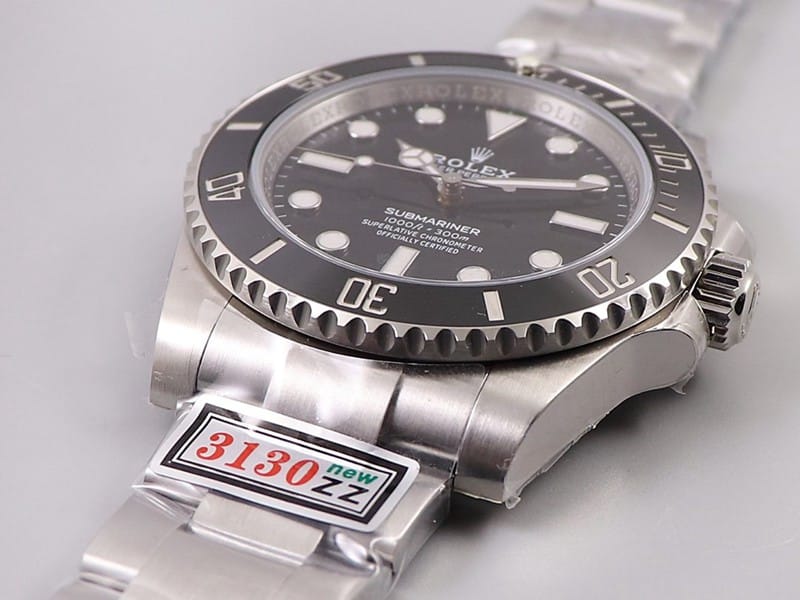 super cloneRolex watch top-tierBlack Submariner no calendar 3130movementdetail shots