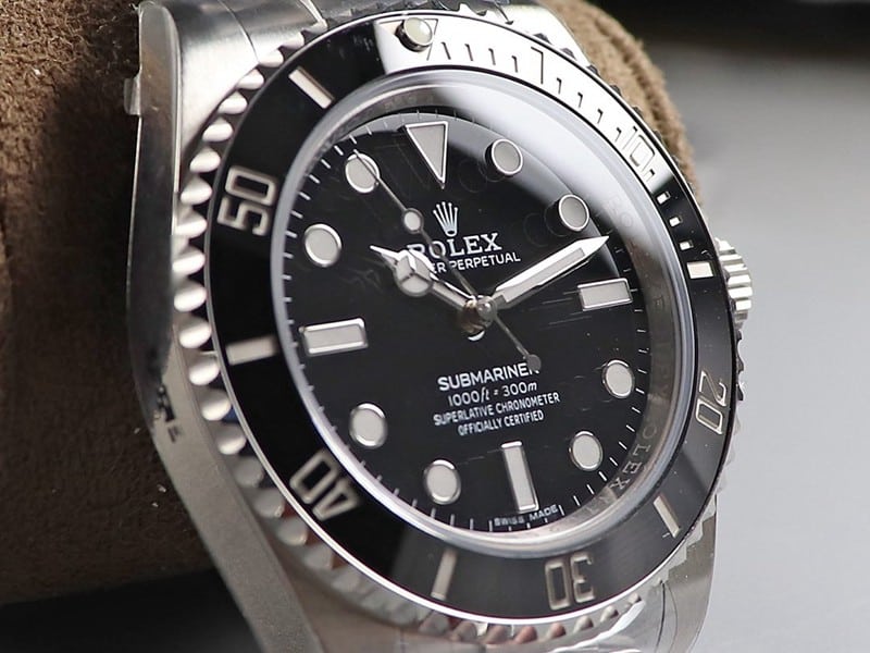 super cloneRolex watch top-tierBlack Submariner no calendar 3130movementdetail shots