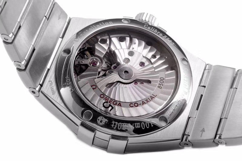 replicaOmega temperament blue dial date display vs constellation temperament 8500 mechanical watch movement picture