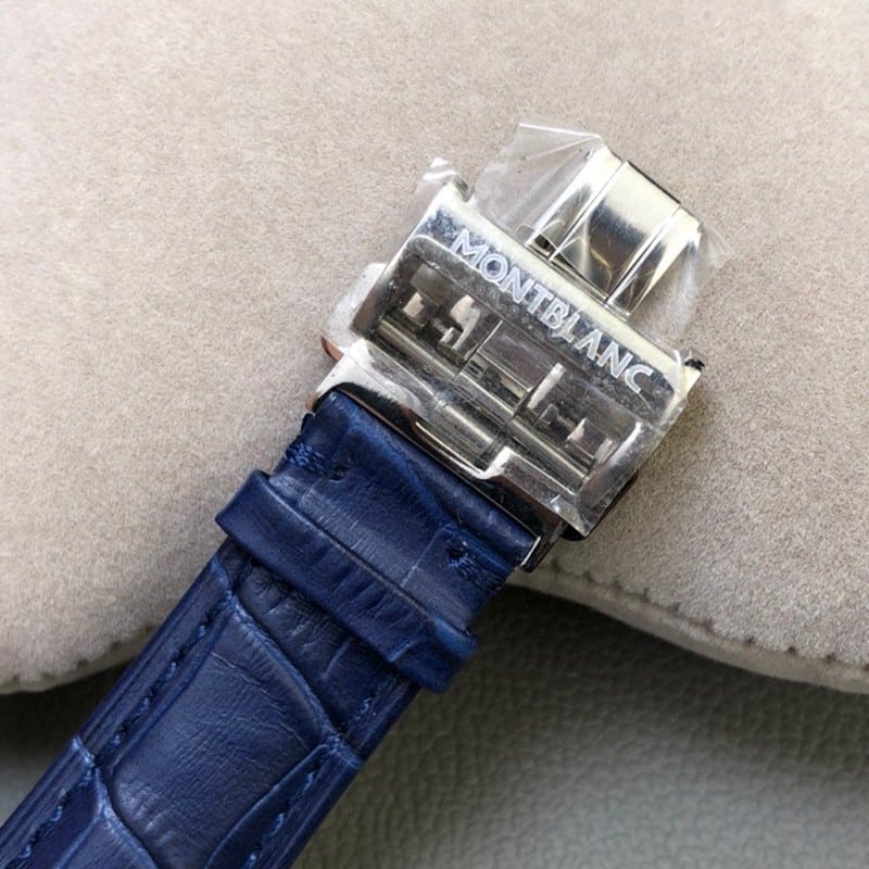 Montblanc watch star bright star shine moon phase dial buckle figure