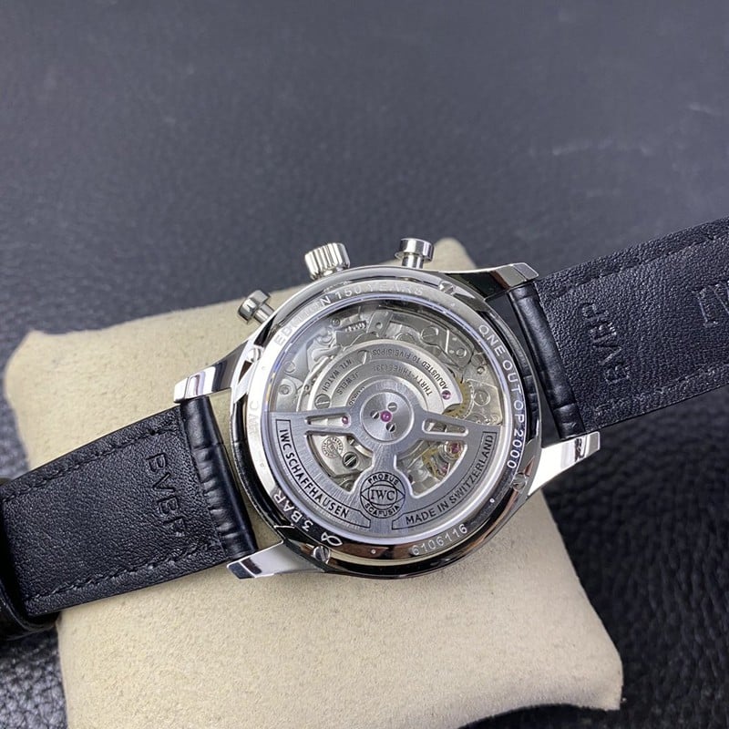 YL factory replicaIWC green dial Portuguese chronograph watch green dial Portuguese chronograph watch movement picture