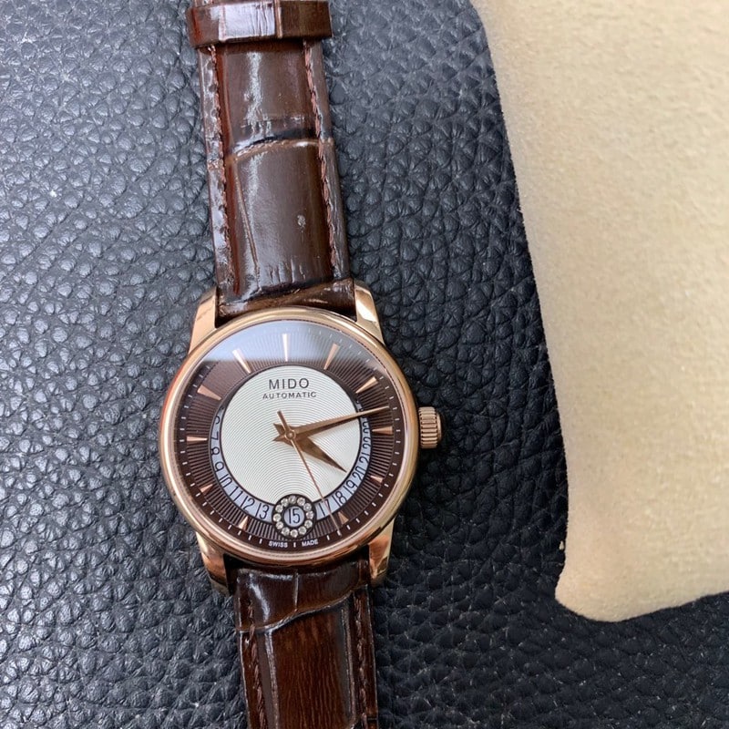 Mido ladies' watchsuper Belem Seri mechanical watch front view