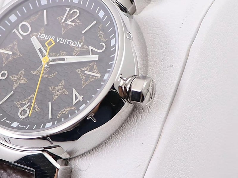 super cloneLV women's watch 34mm three-dimensional dial high-quality quartz watch detail shots