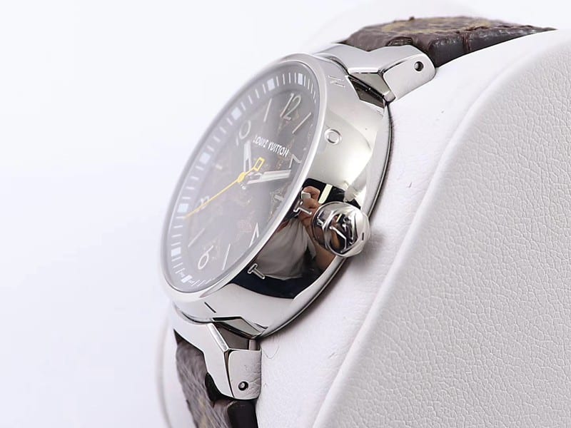 super cloneLV women's watch 34mm three-dimensional dial high-quality quartz watch side view