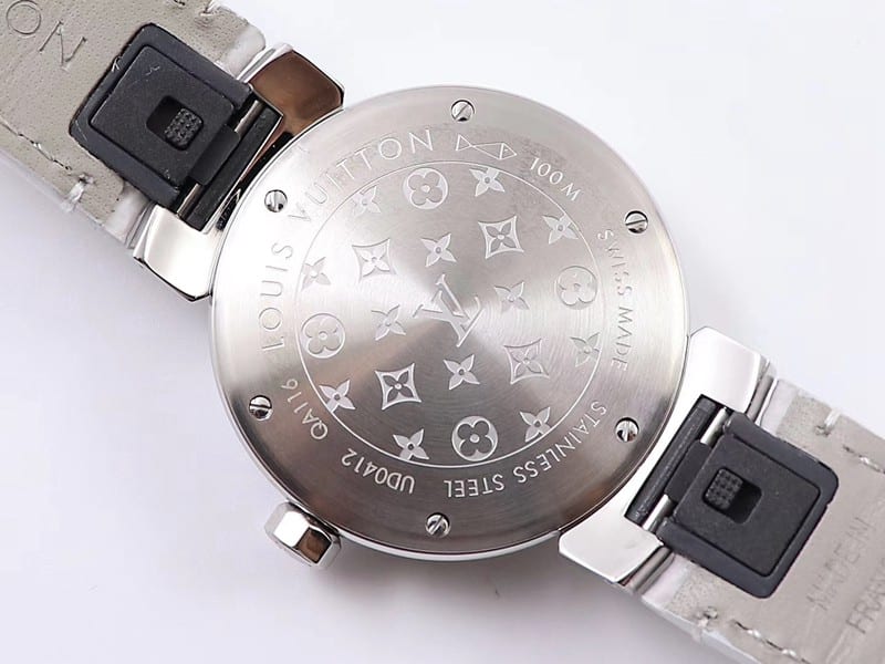ReplicaLV ladies watch 34mm white dial high quality quartz watch back cover picture