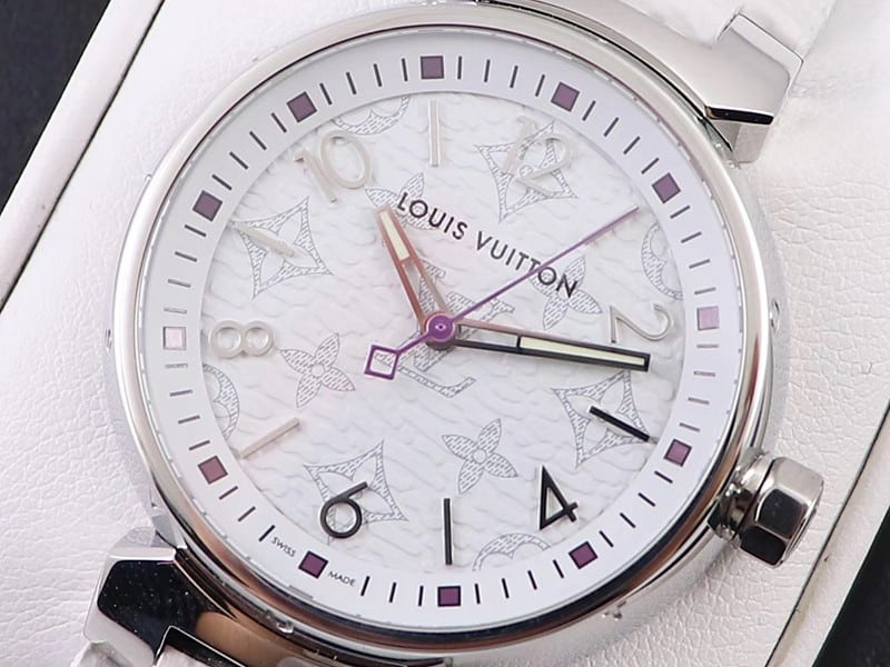 ReplicaLV ladies watch 34mm white dial high quality quartz watch front view