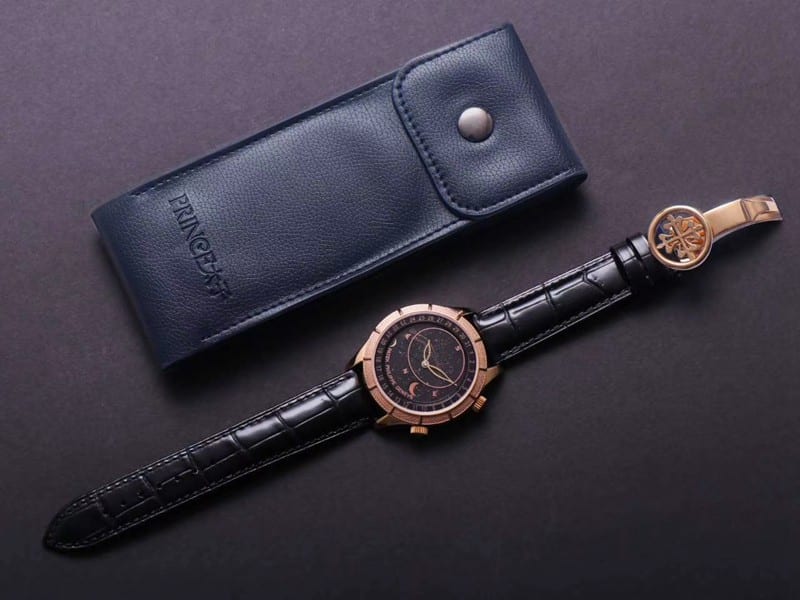 Patek Philippe1:1 watch complex function starry sky series 5106R/5102/6104rose goldblack dial front view