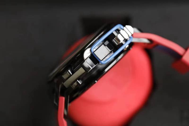 MAZZUCATO double-sided reverse tachometer dial men's trendy watch side view