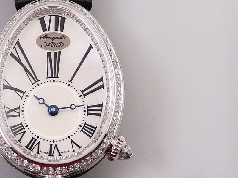 Breguet ladies watch ZF Queen of Naples series full diamond detail shots